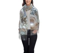 WZYCWB Bellissimo scialle con nappe stampate con perle, adatto per matrimoni, banchetti e cerimonie