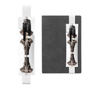 WZYCWB Bellissimo segnalibro regolabile a forma di elefante, portapenne in pelle, perfetto per il rientro a scuola, regalo di Natale, portapenne in pelle