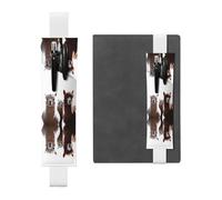 WZYCWB Bellissimo segnalibro regolabile in alpaca, portapenne in pelle, perfetto per il rientro a scuola, regalo di Natale, portapenne in pelle