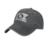 WZYCWB Berretto da baseball alla moda nero con topo nel buco, sportivo e casual, ad asciugatura rapida, traspirante, Rosa violaceo scuro, Taglia unica