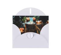 WZYCWB Biglietti di auguri colorati con lucertole perlate, biglietti per tutte le occasioni, Natale, ringraziamento, matrimonio, compleanno, San Valentino