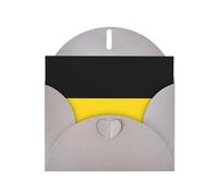 WZYCWB Biglietto di auguri con busta, motivo bandiera del Baden-Württemberg, colore grigio perlato, adatto per auguri di compleanno, congratulazioni e condoglianze.