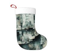 WZYCWB Block frammenti Stampe calze natalizie, appese al caminetto, sono perfette per contenere regali e dolci.