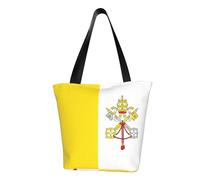 WZYCWB Borsa a tracolla alla moda con bandiera del Vaticano, borsa a tracolla da donna, adatta per lo shopping o il fine settimana