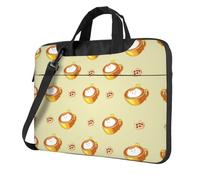 WZYCWB Borsa a tracolla per computer portatile, adatta per uso quotidiano in ufficio e viaggi d'affari, Nero , 14 inch