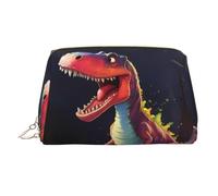 WZYCWB Borsa cosmetica da donna in pelle con stampa di orche assassine, elegante e morbida, resistente, Dinosauro dalla bocca grande, Taglia unica