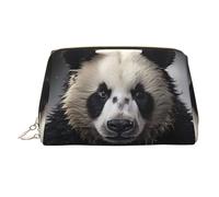 WZYCWB Borsa cosmetica da donna in pelle stampata con girasoli sotto il davanzale della finestra, elegante e morbida, resistente, Panda nell'acqua, Taglia unica