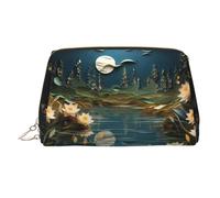 WZYCWB Borsa cosmetica da donna in pelle stampata con motivo cucciolo - elegante e morbida, resistente, Piscine, Taglia unica