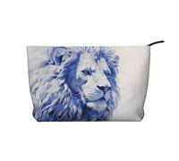 WZYCWB Borsa cosmetica da viaggio con stampa a tempo cupo, perfetta per viaggi di lavoro e vacanze., Leone cupo, Taglia unica