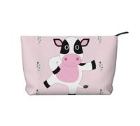 WZYCWB Borsa cosmetica da viaggio con stampa di uccellini rossi e foglie, perfetta per viaggi di lavoro e vacanze., Vitello Cartoon, Taglia unica