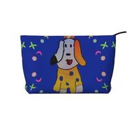 WZYCWB Borsa cosmetica da viaggio con stampa di uccellini rossi e foglie, perfetta per viaggi di lavoro e vacanze., Fantasy Cartoon Cane, Taglia unica