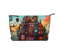 WZYCWB Borsa cosmetica da viaggio stampata a casa, perfetta per viaggi di lavoro e vacanze., Casa, Taglia unica