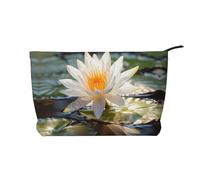 WZYCWB Borsa cosmetica da viaggio stampata con bandiera della Virginia, perfetta per viaggi di lavoro e vacanze., Fiore Nazionale della Thailandia, Taglia unica