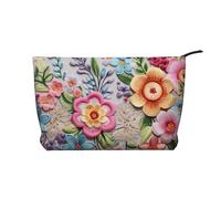 WZYCWB Borsa cosmetica da viaggio stampata con motivo a insetti, perfetta per viaggi di lavoro e vacanze., Se fiorisce presto., Taglia unica