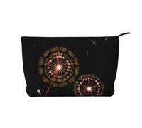 WZYCWB Borsa da toilette con motivo di pesce sottomarino, essenziale per organizzare cosmetici e prodotti per la cura della pelle., Dente di leone stellato, Taglia unica