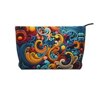 WZYCWB Borsa da toilette con motivo Panda Cubs in The Forest, essenziale per organizzare cosmetici e prodotti per la cura della pelle., Strisce multicolori, Taglia unica