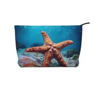 WZYCWB Borsa da toilette con motivo Steampunk Gear, essenziale per organizzare cosmetici e prodotti per la cura della pelle., Stella marina nel mare, Taglia unica