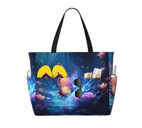 WZYCWB Borsa da viaggio con stampa a farfalla strana per nuoto e fitness/shopping al supermercato/vacanza al mare