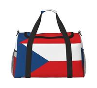 WZYCWB Borsa da viaggio con stampa bandiera tedesca, perfetta per allenamento yoga, viaggi brevi e attrezzatura da nuoto., Bandiera della Repubblica Ceca, Taglia unica