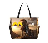 WZYCWB Borsa da viaggio con stampa del Re Leone per nuoto e fitness/shopping al supermercato/vacanze al mare