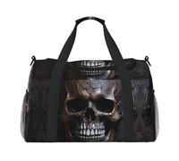 WZYCWB Borsa da viaggio con stampa di giraffa madre e bambino. Perfetta per allenamento yoga, brevi viaggi e attrezzatura da nuoto., Cranio color rame, One Size