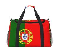 WZYCWB Borsa da viaggio portatile con bandiera del Wyoming, borsa da fitness e yoga, adatta per fitness e altri scenari, Bandiera portoghese, Taglia unica