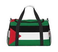 WZYCWB Borsa da viaggio portatile con bandiera tedesca, borsa per il fine settimana, adatta per fitness e altri scenari, Bandiera dello Stato di Palestina, Taglia unica