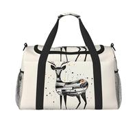 WZYCWB Borsa da viaggio portatile con frutto della passione maculato, borsa da fitness adatta per fitness e altri scenari, Cervo maculato, Taglia unica