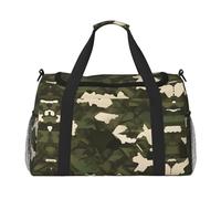 WZYCWB Borsa da viaggio portatile con gatto e farfalla, borsa da fitness adatta per fitness e altri scenari, Army mimetico, Taglia unica