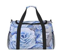 WZYCWB Borsa da viaggio rotonda con petali astratti borsa da viaggio per il fine settimana borsa fitness yoga adatta per fitness e altri scenari, Bocciolo di rosa, Taglia unica