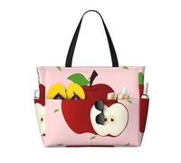 WZYCWB Borsa da viaggio stampata con frutta rossa del fumetto per il nuoto e il fitness/shopping al supermercato/vacanza al mare