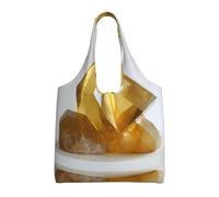 WZYCWB Borsa in tela monospalla stampata con scultura di cristallo, borsa di tela quotidiana alla moda, adatta per viaggi e shopping quotidiani