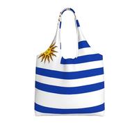 WZYCWB Borsa in tela stampata con bandiera dell'Uruguay, borsa in tela alla moda, adatta per viaggi e shopping quotidiani