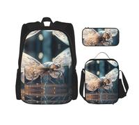 WZYCWB Borsa meccanica Firefly scuola + astuccio + borsa pranzo combinazione zaino adatto per tutti i giorni pendolari