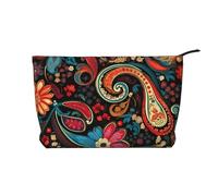 WZYCWB Borsa per cosmetici stampata a pois con violino, perfetta per viaggi di lavoro e viaggi., Modelli stampati vintage, Taglia unica