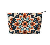 WZYCWB Borsa per cosmetici stampata a pois con violino, perfetta per viaggi di lavoro e viaggi., Motivo vintage, Taglia unica