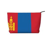 WZYCWB Borsa per cosmetici stampata con bandiera delle Filippine, perfetta per viaggi di lavoro e viaggi., Bandiera della Mongolia, Taglia unica