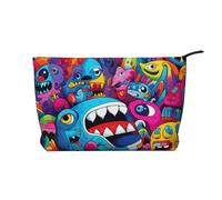 WZYCWB Borsa per cosmetici stampata con graffiti, perfetta per viaggi di lavoro e viaggi., Animali Strani, Taglia unica