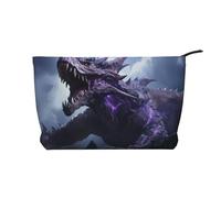 WZYCWB Borsa per cosmetici stampata con piastrelle, perfetta per viaggi di lavoro e viaggi., Il Drago Ruggente., Taglia unica