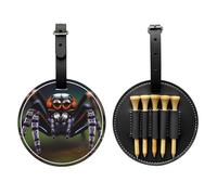 WZYCWB Borsa portaoggetti per tee da golf con stampa speciale di ragni della foresta pluviale tropicale - design