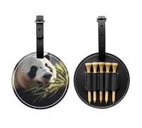 WZYCWB Borsa portaoggetti per tee da golf con stampa speciale in bambù, design con fibbia portatile da appendere, Nero , Taglia unica, Valigia