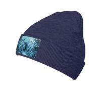 WZYCWB Botanical Gardens Graphic Black - Cappello lavorato a maglia, adatto per uomini e donne, viaggi all'aperto, attività invernali, Blu navy, taglia unica