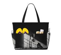 WZYCWB Bottiglie d'acqua Borsa da viaggio stampata per nuoto e fitness/shopping al supermercato/vacanza al mare