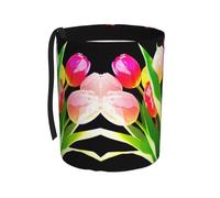 WZYCWB Bright Tulips - Pattumiera da appendere per auto, pratica e comoda, adatta per diversi modelli di auto, offre spazio ideale per riporre oggetti