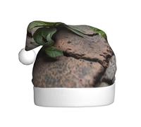WZYCWB Cappelli di Babbo Natale stampati con piante che crescono, ideali per la vigilia di Natale, Capodanno e feste festive. Decorazioni festive