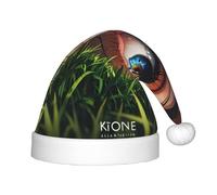 WZYCWB Cappelli natalizi con motivo misterioso occhio per bambini, graziosi cappelli a punta, decorazioni per feste di Natale e regali per riunioni di famiglia