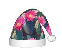 WZYCWB Cappelli natalizi per bambini, con motivo floreale di cactus del deserto, graziosi cappelli a punta, decorazioni per feste di Natale e regali per riunioni di famiglia