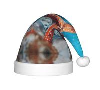 WZYCWB Cappelli per feste di Natale per bambini, con stelle marine nel mare, morbidi e confortevoli, delicati sulla pelle, regali per feste di scuola materna