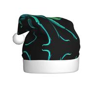 WZYCWB Cappello da Babbo Natale con mantide fosforescente, cappello decorativo per Capodanno, adatto per adulti e bambini alle feste di Natale.