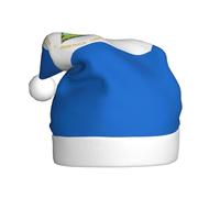 WZYCWB Cappello da Babbo Natale per adulti, con bandiera del Nicaragua, alto 40 cm, cappello decorativo unisex per feste di Natale e Capodanno